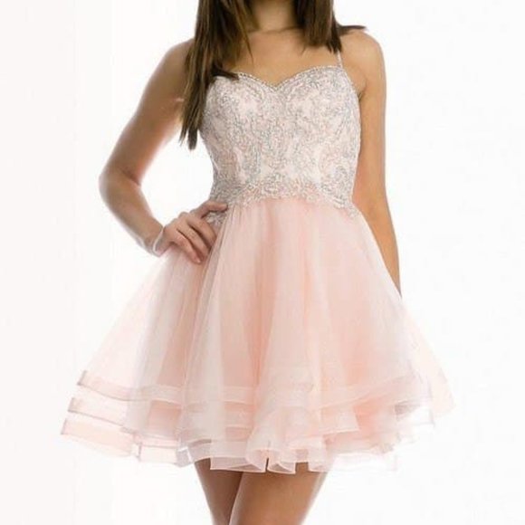 Sweetheart Neck A-Line Shape Prom Dress JT849 - Picture 1 of 5